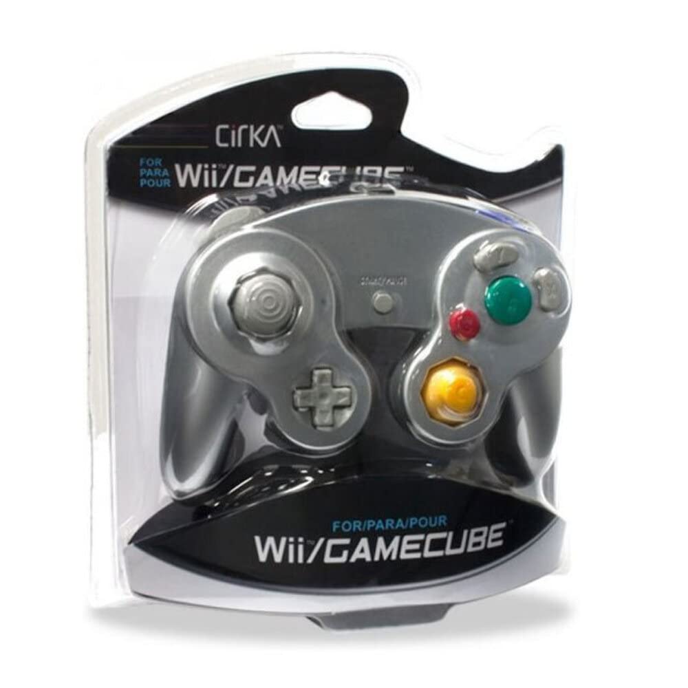 Amazon.com: CirKa Wired Controller for GameCube/Wii (Silver